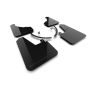 Rally Armor MF118-UR-BLK-DGRY 24-25 Hyundai Santa Fe Black Mud Flap w/Dark Grey Logo