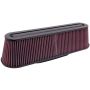 K&N RP-5161 Universal Air Filter - Carbon Fiber Top and Base