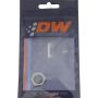 DeatschWerks 6-02-0729 6AN Bulkhead Nut Smaller OD - Anodized DW Titanium