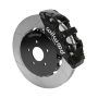 Wilwood 140-14819 09-13 Nissan 370Z/G37 Aero6 Big Brake Front Brake Kit - Slotted (Black)