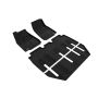 3D MAXpider L1TL00504709 17-21 Tesla Model X Folding 7-Seat Elegant Black R1 R2 R3