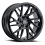 Method Wheels MR80121088518N Method Raised MR801 20x10 / 8x180 BP / -18mm Offset / 124.1mm Bore - Gloss Black Milled Wheel