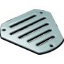 Burly Brand 0206-0179-CH Hex Faceplate Slotted - Chrome