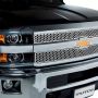 Putco 84198 14-15 Chevy Silv LD - (Fits Grille w/ Z71 emblem) - Direct Replacement Insert Punch SS Grilles