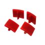 Energy Suspension 2005-07 Ford F-250/F-350 SD 2/4WD Rear Axle Bump Stop Set - Red