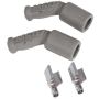MSD IGNITION MSD3304 45 Degree Plug Boots & Terminals - LS1 2-Pack