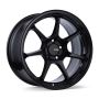 Enkei 535-880-8045BK TS-7 18x8 5x100 45mm Offset 72.6mm Bore Gloss Black Wheel