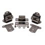 Energy Suspension 3.1133G 67-72 Chevrolet Camaro Black Motor and Transmission Mounts; Chrome Finish
