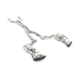 Akrapovic E-ME/T/3 Evolution Link Pipe Set (Titanium)