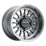 Method Wheels MR41147046843 Method MR411 Bead Grip 14x7 / 4+3/13mm Offset / 4x156 / 132mm CB Gloss Titanium Wheel