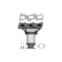 AP Exhaust 641310 Federal / EPA Catalytic Converter - Direct Fit w/ Integrated Manifold