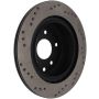 Stoptech 128.42088L 08-09 Infiniti EX35 / 05-08 G35 / 09 G37 / 06-09 M35/M45 Drilled Left Rear Rotor