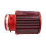 BMC FBTW90-130WH Twin Air Universal Conical Filter w/Metal Top - 90mm ID / 130mm H