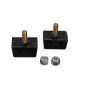 ENERGY SUSPENSION ENE9-9118G Bump Stop 7/8 x 1-7/8 x 1-3/8 Rect Lo Pro Pair