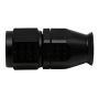 DeatschWerks 8AN Female Swivel Straight Hose End PTFE (Incl 1 Olive Insert) - Anodized Matte Black