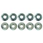Moroso 38838 5/16in-24 Serrated Zinc Flange Nut  - 10 Pack
