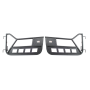 Fishbone Offroad 97-06 Jeep Wrangler TJ Front Tube Doors - Black Textured Powdercoat Steel