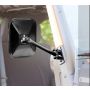 Quick Release Side Mirro r Black Rectangular
