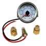 Kleinn Air Horns 1023 Kleinn Panel Mount/ Illuminated/ 160 PSI/ Dual Needle Air Pressure Gauge