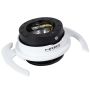 NRG SRK-700BK/WT Quick Release Kit - Black Body/ White Ring w/ Handles
