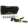 Haltech HC5 Hydraulic Crimping Tool - 5 TON - Suits 00 AWG to 12AWG Cable