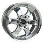 Enkei 482-780-7310MF M6 Universal Truck & SUV 17x8 10mm Offset 5x127 Bolt Pattern 71.6mm Bore Mirror Finish Wheel
