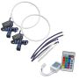 Oracle Lighting 1471-504 ColorSHIFT(tm) Headlight Halo Kit w/DRL Bar - Base Headlights