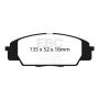 EBC UD829 07-11 Acura CSX (Canada) 2.0 Type S Ultimax2 Front Brake Pads