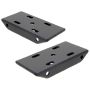 RockJock HD Leaf Spring Plates For Use w/ 2 1/2in Springs Jeep CJ Rear YJ Front or Rear Pair