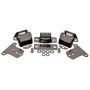 Energy Suspension 3.1134G 69-71 Camaro / 70-73 Monte Carlo Blk Motor and Transmission Mounts; Chrome Finish