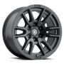 ICON 2417858347SB Vector 6 17x8.5 6x5.5 0mm Offset 4.75in BS 106.1mm Bore Satin Black Wheel