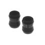 Prothane Universal Shock Bushings - Hourglass - 5/8 ID - Black