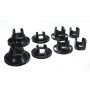 Energy Suspension 3.4168G 10 Chevy Camaro Black Rear Sub-Frame Mount Insert Bushing Set