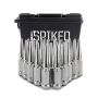 Mishimoto MMLG-SP1215-24CH Steel Spiked Lug Nuts M12 x 1.5 24pc Set Chrome