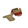 ENERGY SUSPENSION ENE3-1114R 58-72 Chev V8 Motor Moun Zinc Plated - Red