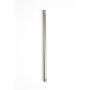 Ticon Industries 12in Length x 1/2in OD Titanium Hollow Mushroom Hanger Rod - Double Ended