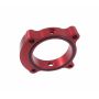 Torque Solution Throttle Body Spacer (Red): 13+ Hyundai Genesis 2.0T