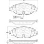 Stoptech 308.17600 Street Brake Pads - Front
