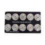 NRG M-Style Fender Washer Kit (TI Series) M6 Bolts For Plastic (Silver Wshr/Silver Scrw) - Set of 10