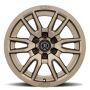 ICON 2417858347BR Vector 6 17x8.5 6x5.5 0mm Offset 4.75in BS 106.1mm Bore Bronze Wheel