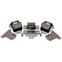 Energy Suspension 3.1134G 69-71 Camaro / 70-73 Monte Carlo Blk Motor and Transmission Mounts; Chrome Finish