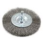Forney 72740 Wire Wheel Brush, Fine Crimped with 1/4-Inch Hex Shank, 4-Inch-by-.008-Inch