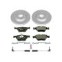 PowerStop ESK2926 Genuine Geomet Coated Rotors, ECE-R90 Brake Pads + Hardware Kit