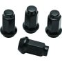 QuadBoss 608930 Lug Nuts 10x1.25 - 14mm-Od - Black - Box of 4