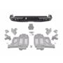 Rugged Ridge 11540.38 20-24 Jeep Gladiator Wingmate Rear Bumper (Max Spare Wheel/Tire 37in. Dia.) - Tex. Blk
