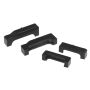 Prothane 88-98 Chevy Truck Big Block Radiator Insolators - Black