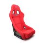 NRG FRP Bucket Seat ULTRA Edition - Medium (Red Alcantara/Pearlized Back)