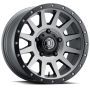 ICON 2017855557TT Compression 17x8.5 5x150 25mm Offset 5.75in BS 110.1mm Bore Titanium Wheel