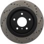 Stoptech 128.42080L 08-09 Infiniti EX35 / 05-08 G35 / 09 G37 / 06-09 M35/M45 Drilled Left Front Rotor