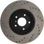 Stoptech 128.42080R 08-09 Infiniti EX35 / 05-08 G35 / 09 G37 / 06-09 M35/M45 Drilled Right Front Rotor